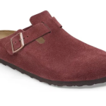 Birkenstock Boston Burgundy – Suede Leather Zinfandel