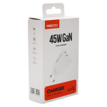 Recci Charger with Dual USB-C Ports 45W Gan EU Plug â€“ RC101E