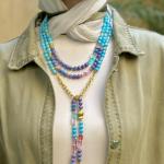 Celestial Turquoise Layered Strand