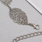 Elegant Leaf Metal Belt U-17