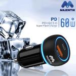 Majentik Car Charger Head M-CC01