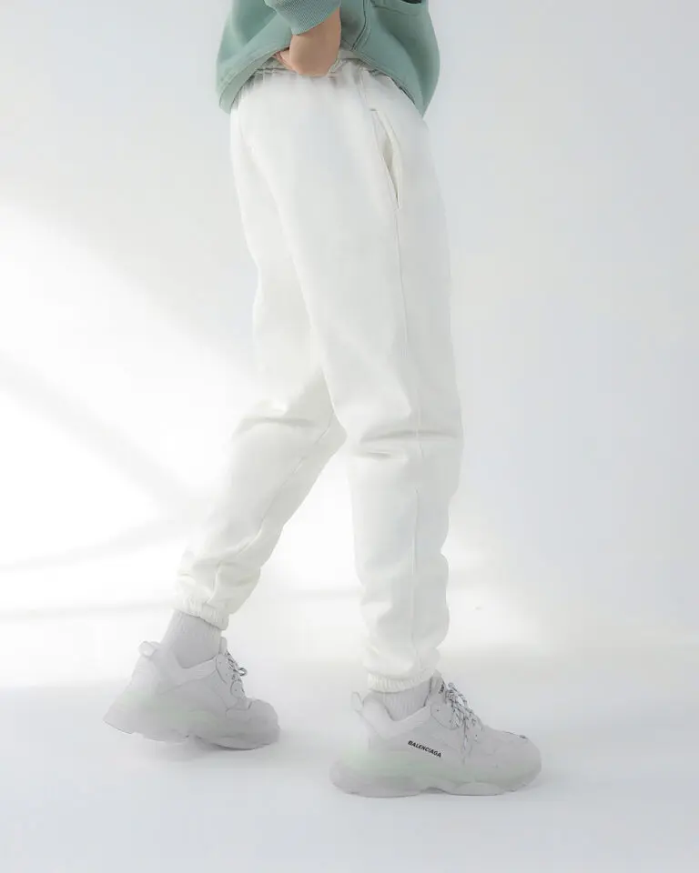 White Regular Sweatpant