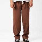 Brown Straight Sweatpants