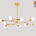 Metal ceiling lamp 50cmx60cm