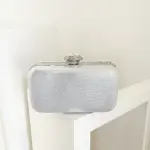 Silver Orvella Clutch