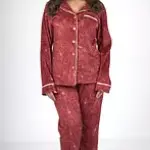 Ruby Reverie Velvet Pajama