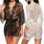 Lace Whisper Robe