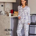 white&purple pyjama set