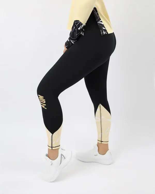 Printed Women's Black Leggings