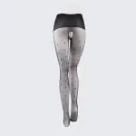 Red Heart Ultra Sheer Black Pantyhose Anti-Snag Jacquard Tights