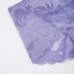 Plus Size Women's Lace See-through Panty