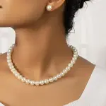 Elegant Classic Pearl Necklace – Timeless Beauty & Grace