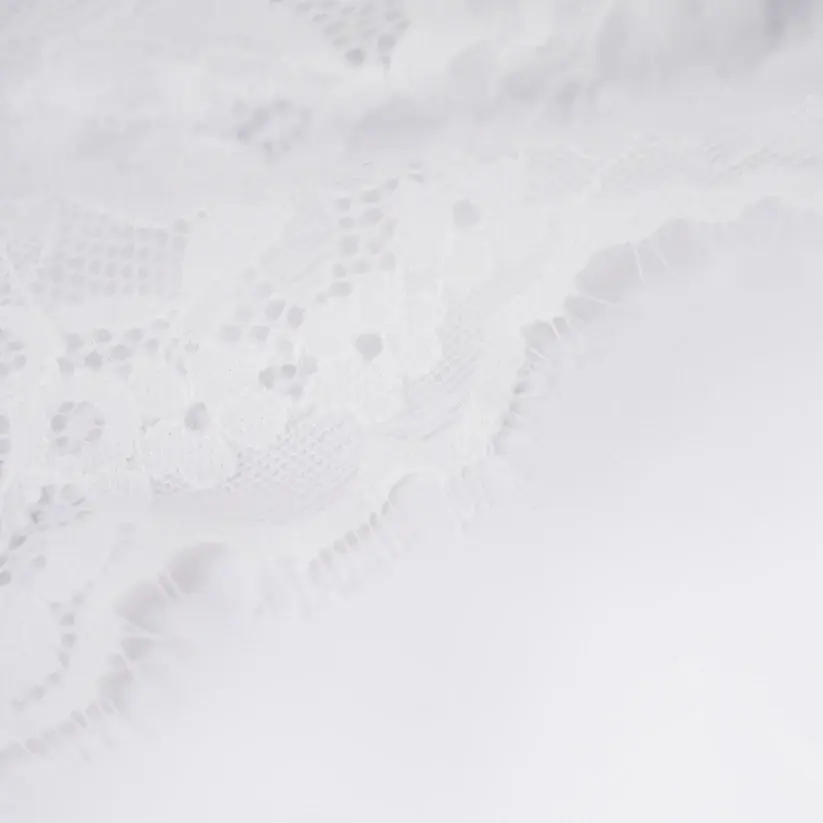 Plus Size White Sheer Mesh Bodysuit