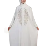 اسدال ابيض تطريز نحاسي