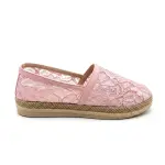 Floral Lace Slip-on Flats. BN-58
