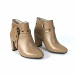 Boot Mid Heels Leather R-510