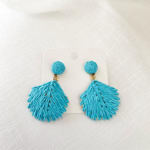 Turquoise Oyster Shell Earrings