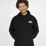 Men's Oversize Black Hoodie