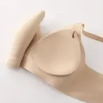 Seamless Wirefree Push Up Bra Anti-Sagging Plus Size Soft Support Bralette