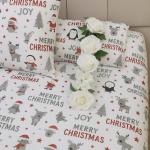 طقم سرير كبير ٤ قطع مقاس كوين