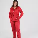 Red Scarlet Velvet Pajama