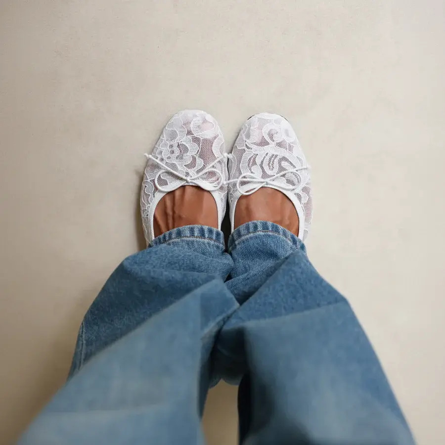 Rouja Lace Ballet Flats