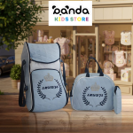 طقم ٣قطع كاريكوت سرير وشنطة مامي وحافظة مبطنة