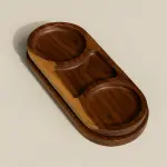 Duo Oval Wooden Serving Trays