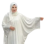 اسدال تطريز زخرفه ابيض
