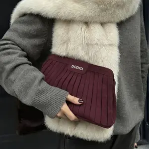 Isota Burgundy Clutch
