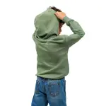 Olive green Tie-Dye Plain Hoodie 🌿