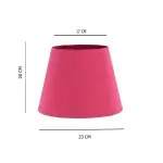 lamp shade fuchsia LS10 17/23