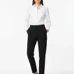Monochrome loafers black/white