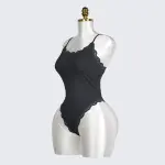 Generous Simple Style Lace Bodysuit