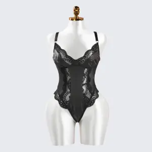 Black Temptation Sexy Tight Bodysuit
