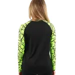 Crew Neck Long Sleeve Green Top