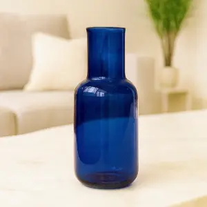 Handmade Blue Glass Vase