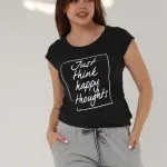 Grey Summer Pajama Set