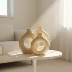 Speckled Loop Vase Set