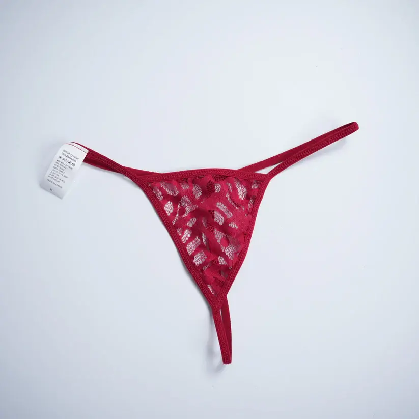 Crimson Enchantment Red Lace Nightdress