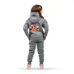 Grey Hoodie with "Donald Duck Group" Print 🦆