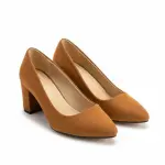 Leather Sandal Thick Heel-R-800