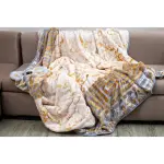 Artistic Printed Light Blanket (Silver) 1.7KG
