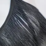 Black Sheer Fringe Corset Panty Set
