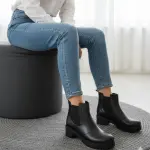 Ankle Boot Leather B-1