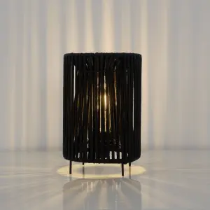 Makrami Boho Table Lamp 038