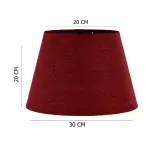 lamp shade burgundy LS16 20/30