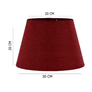 lamp shade burgundy LS16 20/30