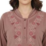 Luxury Sky Blue Velvet Abaya with Delicate Embroidery – Soft, Elegant & Stylish