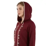 Women’s Soft Velvet Long Night Dress – Lavender Purple